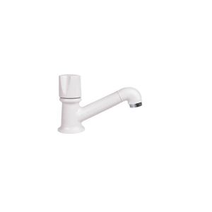 TORNEIRA BANCADA ABS BRANCO CANO BAIXO FOZ REF. 1110302