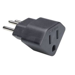 ADAPTADOR 2PT 10A 3 PINOS PRETO ADP2-33 REF. 14621  PROMO 