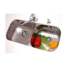 CUBA INOX DUPLA N3 74X40 CM EMBUTIR REF 10.02.35233  PROMO 