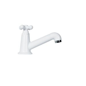 TORNEIRA BANCADA ABS BRANCO CANO BAIXO MARUJA REF. 1130302