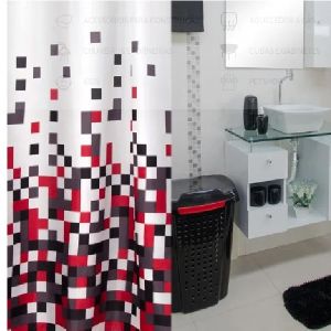 CORTINA POLIESTER BOX 1.80 X 1.80 M BU  PROMO