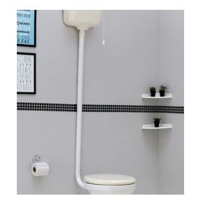 TUBO PARA CAIXA DESCARGA CURTO PVC 120 CM PROMO