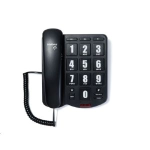 TELEFONE COM FIO TOK FACIL PRETO  PROMO