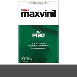 TINTA PISO 18 LT CINZA CHUMBO BD MAXVINIL 062223