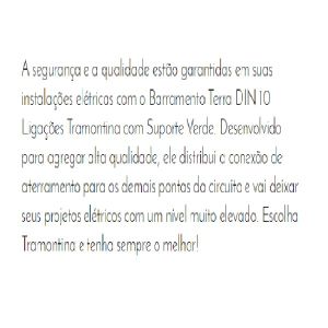 BARRA TERRA DIN/IEC 10 LIGACOES REF. 56300/120  PROMO