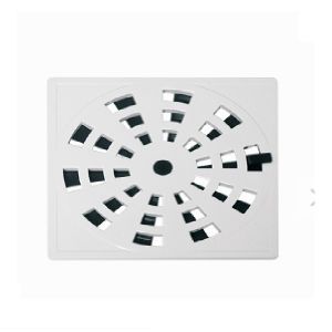 GRELHA PVC 15 X 15 QUAD CROM ROTATIVA REF. GRB16