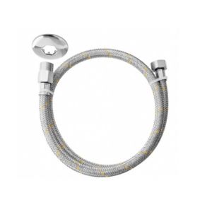 MANGUEIRA PARA GAS FLEX INOX C/ ROSCA 1/2 1.20 MTS PROMO
