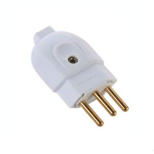 PLUGUE MACHO 2PT 20 A 250 V BRANCO REF 57402/107