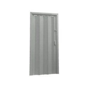 PORTA SANFONADA 84 X 210 CM PVC CINZA 5.13 KG