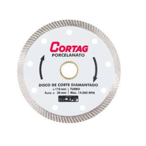 DISCO CORTE 110 MM (PORCELANATO/CERAMICA) DIAMANTADO PORCELANATO REF. 60863