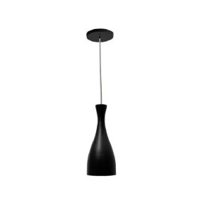LUMINARIA PENDENTE TD 1003 E-27 FOSCO PRETO PROMO