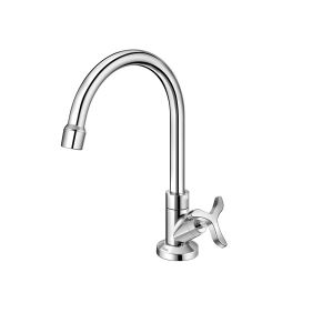 TORNEIRA BANCADA METAL CANO ALTO PERTUTTI CHROME 1/2 PROMO
