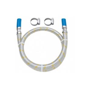 MANGUEIRA PARA GAS FLEX INOX S/ ROSCA 3/8 1.20 MTS PROMO