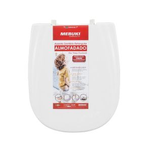 ASSENTO ALMOFADADO RETANG BRANCO REF. 10400030