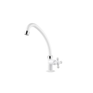 TORNEIRA BANCADA ABS BRANCO CANO ALTO MARUJA REF. 1130502