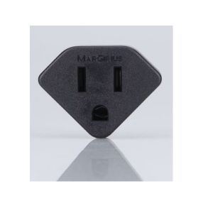 ADAPTADOR 2PT 10A 3 PINOS PRETO ADP2-33 REF. 14621  PROMO 