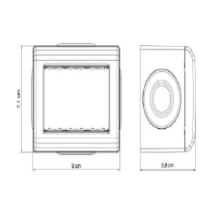 CAIXA X P/ELETRODUTO CINZA REF. 57304/051 PROMO