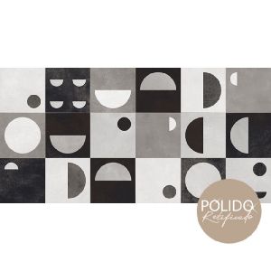 PISO 60X120 RT POLIDO GRAN DECOR BLACK CX 2,16 M2  (PROMO)