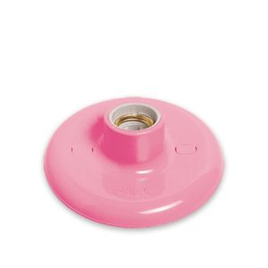 PLAFONIER PVC REDONDO ROSA 60W E-27 REF. 8511 PROMO