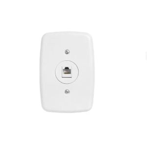 KEYSTONE C/ PLACA 4 X 2  RJ45 BRANCA PROMO