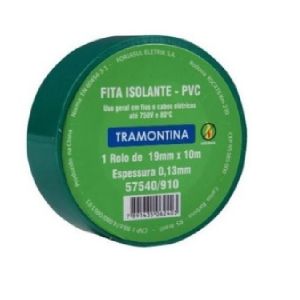 FITA ISOLANTE VERDE 10 MTS X 19 MM PROMO