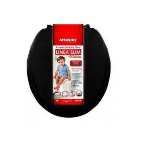 ASSENTO ALMOFADADO OVAL SLIM PRETO REF. 10400026  PROMO 
