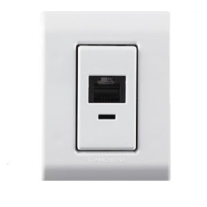 TOMADA LIZFLEX SOBREPOR RJ11 REF. 57304/010 PROMO