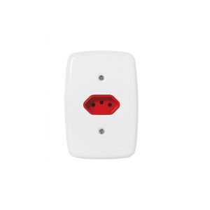 TOMADA IDEALE BRANCO  4X2 1 TOM 2PT 20A BRANCA /VERMELHA REF. 3231