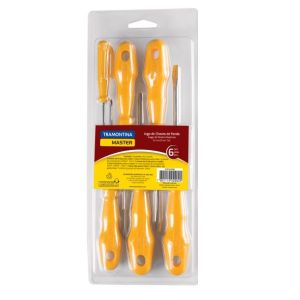 JOGO DE CHAVE COM 6 PCS DE FENDA  REF. 41526/506 PROMO PAROU DE FABRICAR